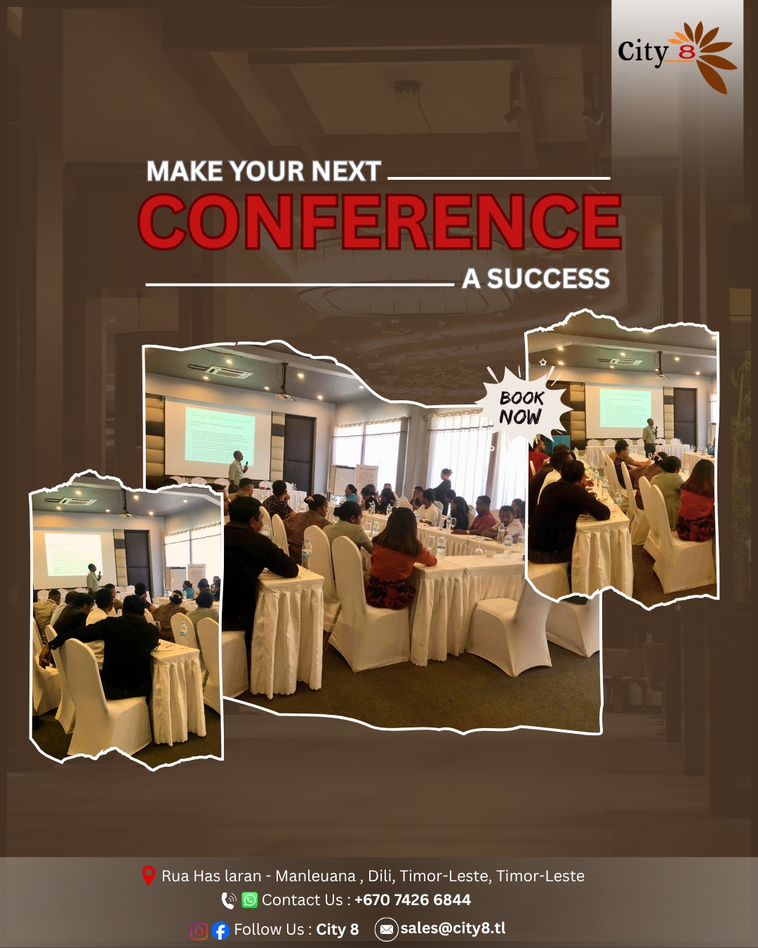 City8 Prepara Fatin Konferensia, Enkontru no Espasu ba Eskritóriu